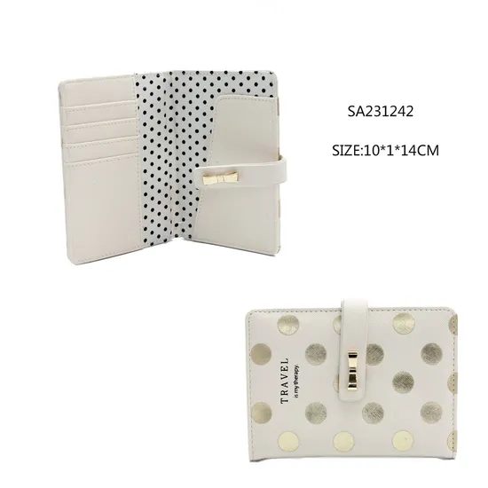 Portafogli porta carte di grande capacità con porta carte in PU dal design alla moda